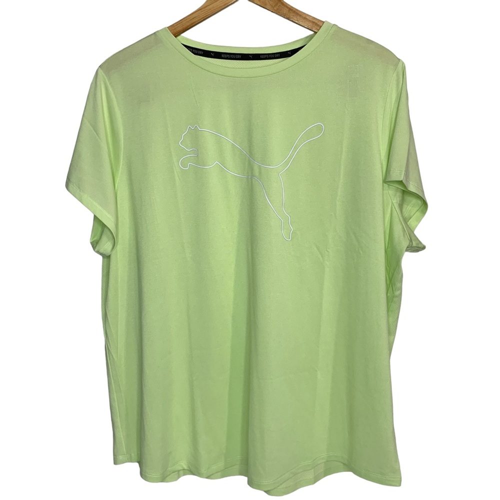 PUMA Moisture Wicking Mesh Back Crew Neck Tee Sz 2X